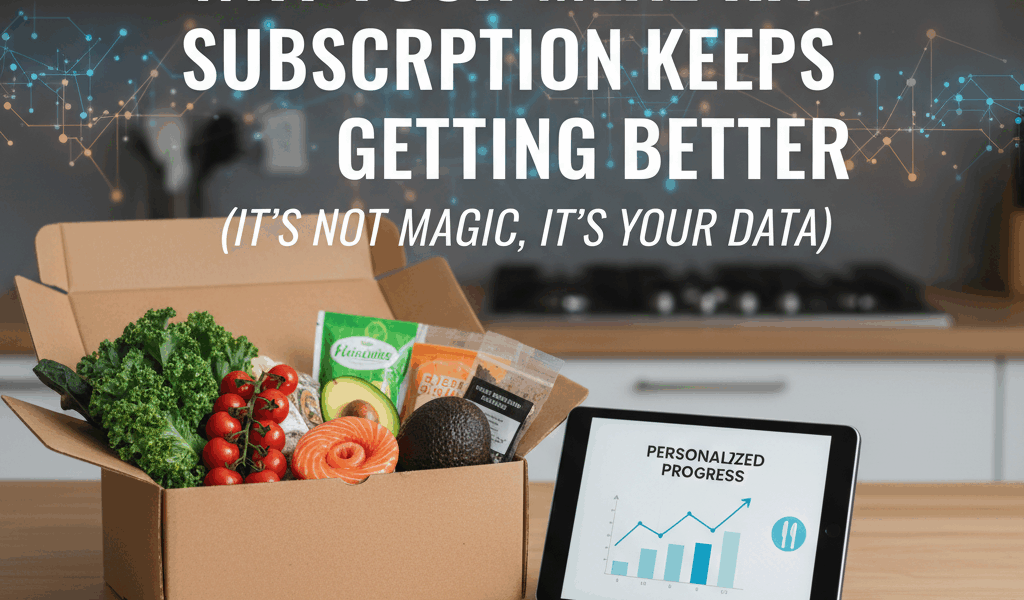 Professional blog header image for article titled: Why Your Meal Kit Subscription Keeps Getting Bett