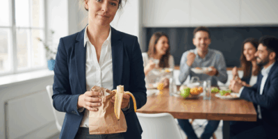 Professional blog header image for article titled: Forgot My Lunch Today. High quality, relevant ima