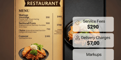 Why Grubhub Charges More Than the Menu Price